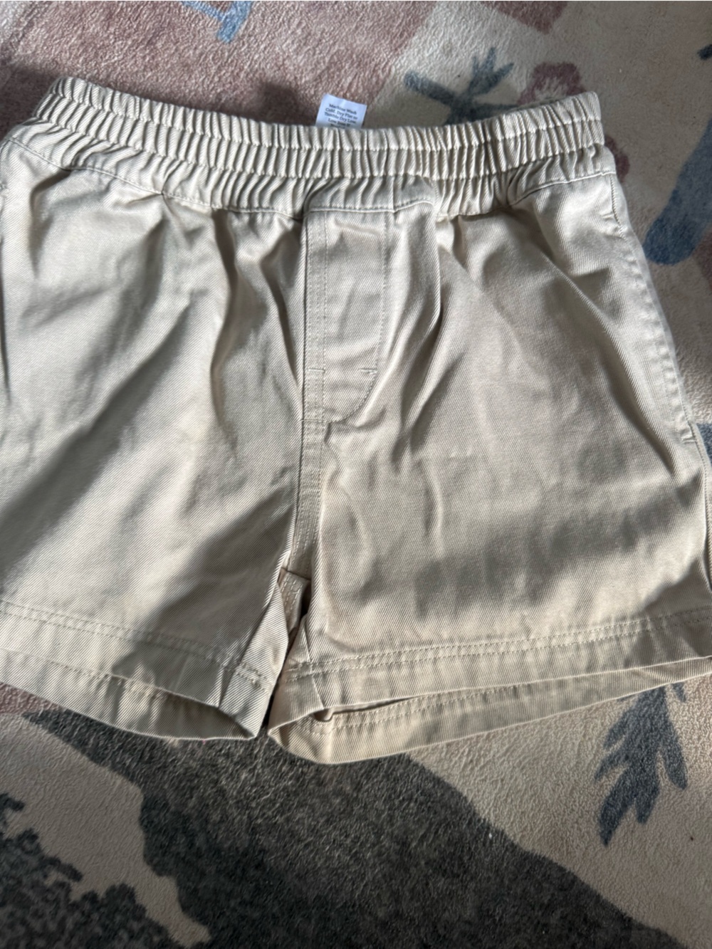The Beaufort Bonnet Company Cream Elastic-Waist khaki Shorts